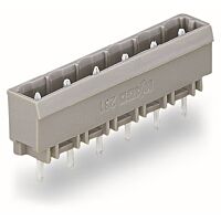 WAGO Konektor 231-270/046-000 s pájecími piny THT Pájecí kontakt 1,2 × 1,2 mm Rovné provedení, šedá