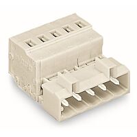 WAGO Konektor 721-605/033-000 1vodičový s pájecími piny CAGE CLAMP® 2,5 mm², šedá