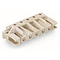 WAGO Svorka 722-838/047-000 Pružinová THT Úhlové provedení Rozteč 7,5 mm, šedá