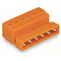 WAGO Konektor 731-632/000-044 1vodičový s pájecími piny CAGE CLAMP® 2,5 mm², oranžová