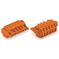 WAGO Svorka 231-2710/037-000 2vodičová pružinová Push-in CAGE CLAMP® 2,5 mm², oranžová