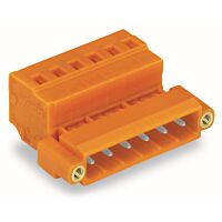 WAGO Konektor 231-632/109-000 1vodičový s pájecími piny CAGE CLAMP® 2,5 mm², oranžová