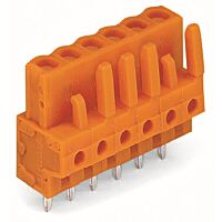 WAGO Konektor 232-168 pružinový THT rovné provedení rozteč 508 mm oranžová