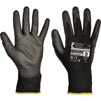 CERVA Rukavice BUNTING Black PU velikost 11