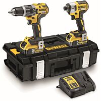 DeWALT Sada DCD795 + DCF887 / Aku bezuhlíková kombo sada nářadí