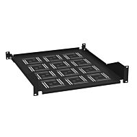 SOLARIX Police 19" 2U 550mm pevná BK úchyt na přední i zadní lišty UP-35-B
