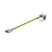 OBO BETTERMANN Uzemňovací vodič, s plochou zástrčkou a konektorovým spojem, 250mm typ BRA ERDL FL