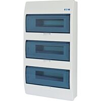EATON Skříň BC-O-3/36-ECO, 36TE, na omítku, průhledná dvířka, IP40