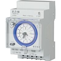 EATON Hodiny spínací TSQW1CO Analogové týdenní 16A 230V IP20