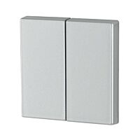 Kryt RF tlačítka 2x1/2 55x55 mm lesklý,