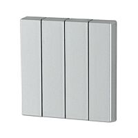 Kryt RF tlačítka 4x1/4 55x55 mm lesklý,