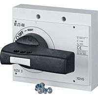 NZM3-XDVG Ovládací rukojeť černá/šedá, u