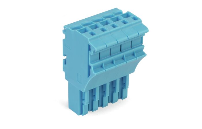 WAGO Svorka 2022-105/000-006 1vodičová pružinová Push-in CAGE CLAMP®, 4 mm², modrá