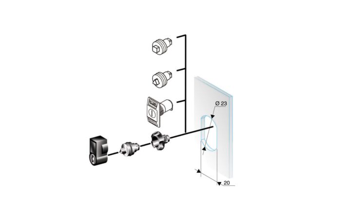 SCHNEIDER Vložka NSYTT8CRN zámku