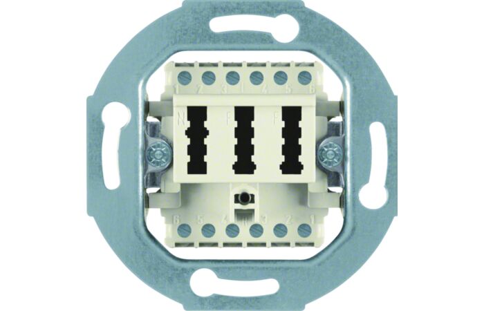 Zásuvka telefonní 2 x 6/6NFF, modul přís