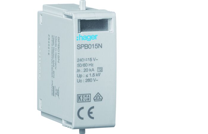 Výměnný modul N-PE pro SPB, 20 kA