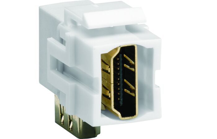 Zásuvka Keystone typ 10 HDMI natočená