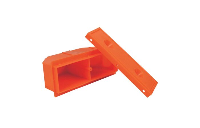 KOPOS Krabice KBS-120_AB sběrná oranžová do betonu