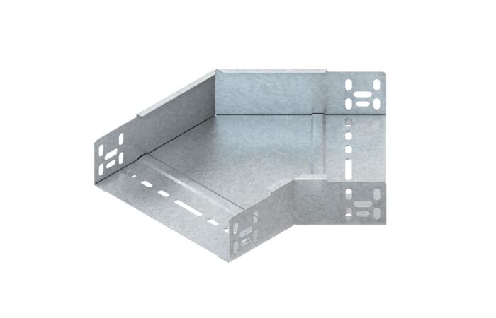 NIEDAX Koleno 45°, 60x102 mm, s bočnicemi bez děrování RBA 60.100