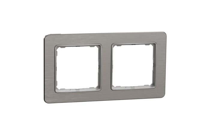 SCHNEIDER Sedna Design & Elements Rámeček dvojnásobný Leštěný Hliník