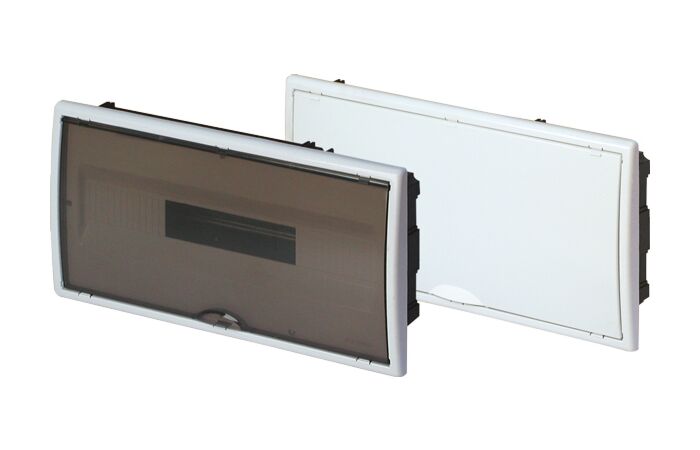 OEZ Skříň RZG-Z-1S18, 18TE, pod omítku,neprůhledné dveře IP40