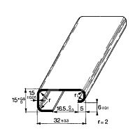 SCHMACHTL Lišta DIN 32x15 neperforovaná pozink pasivovaná 2000mm
