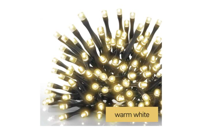 EMOS Řetěz Standard 100 LED 5W 230VAC/30VDC vánoční-spojovací ,bez adaptéru, časovač, teplá bílá, IP44
