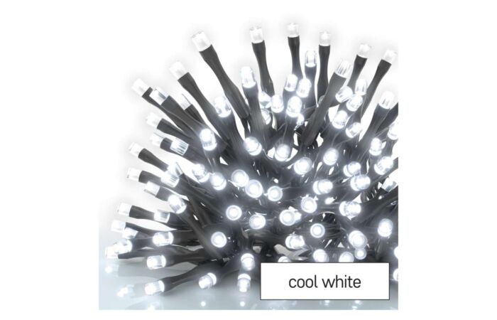 EMOS Řetěz Standard 100 LED 5W 230VAC/30VDC vánoční-spojovací bez adaptéru časovač CW IP44