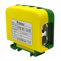 U1095K24 Svorka UTB 95/2×35 žluto-zelená