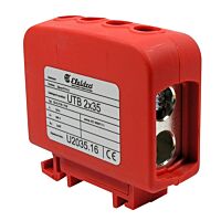 Svorka UTB 2×35 univerzální červená