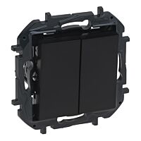 LEGRAND Spínač NILOÉ STEP 863508B č.6+6 černá