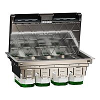 Unica System+ - Podlahová krabice XL kov