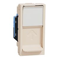 Zásuvka Unica dat.1xRJ45 6 UTP 1m béž.