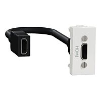 Konektor Unica NU343018 HDMI 1m bílý