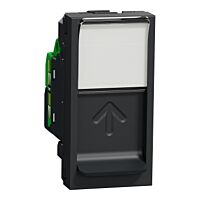 Zásuvka Unica dat.1xRJ45 6A FTP 1m antra