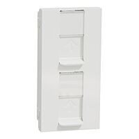 Unica - Zásuvka datová 2xRJ45 Kat. 6A UT