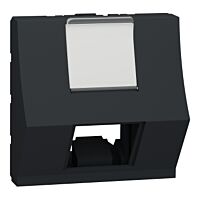 Unica - Centrální deska zkosená RJ45 Key