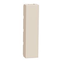 Unica - Záslepka 2x 1/2 modul, Béžová