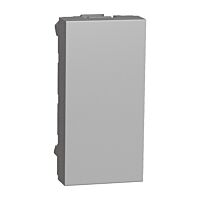 Záslepka Unica 1 modul aluminium