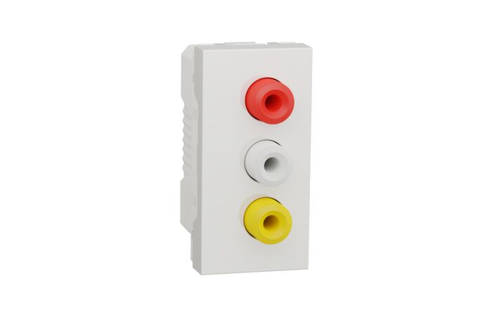Unica - 3 RCA konektory (video & audio),
