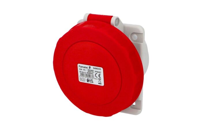 Zásuvka vestavná 24M333 IP66-67/400V/32A