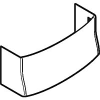 OBO BETTERMANN Podlahová spojka, 254x100x79, čistě bílá Polystyrol, PS typ COF JOS13M