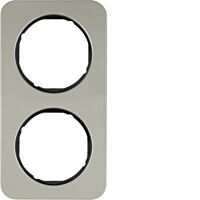 Rámeček 2-násobný, Berker R.1, ušlecht.