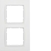 Rámeček 2-násobný, Berker B.7, bílá, mat