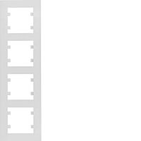 HAGER Rámeček LUMINA Intense WL5640 4násobný svislý IP20 bílá lesk