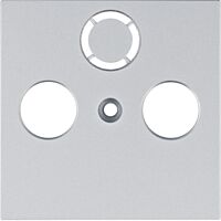 Krytka přístroje TV+R, stříbrná mat