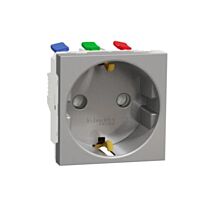 Unica - Zásuvka SCHUKO 2P+E 250V/16A, cl