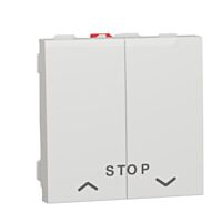 Spínač Unica č.1+1 žaluz. bílý 2M