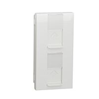 Unica - Zásuvka datová 2xRJ45 Kat. 6A UT