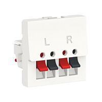 Zásuvka Unica repro 2M bílá